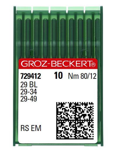 AIGUILLE MACHINE 29 BL-RS EM-CHROME (boite de 100)