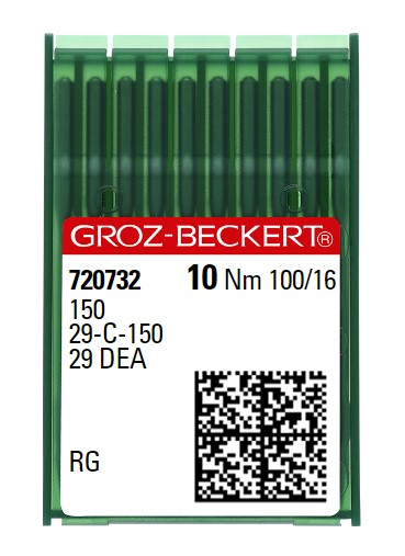 [GB29C150/100] AIGUILLE MACHINE 150-RG-N° 100-CHROME-720732 (boite de 100)