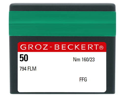 [GB794FLMSES/160] AIGUILLE MACHINE 794 FLM-FFG-N°160-CHROME-764752 (x 50)