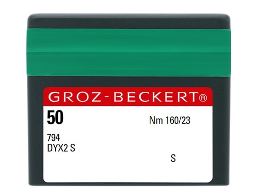 [GB794S/160] AIGUILLE MACHINE 794-S-N° 160-CHROME (boite de 50)