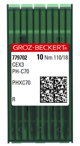 AIGUILLE MACHINE CEX3-R-CHROME (10aig)