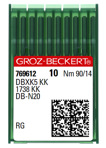 AIGUILLE MACHINE DBXK5 KK-RG-CHROME (boite de 100)