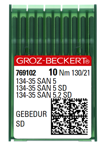 AIGUILLE MACHINE 134-35 SAN 5-SD-GEBEDUR (boite de 100)