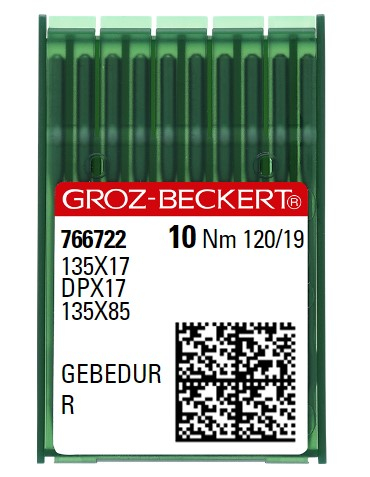 AIGUILLE MACHINE 135X17-R-GEBEDUR (boite de 100)
