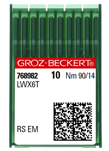 AIGUILLE MACHINE LWX6T-RS EM-CHROME (10aig)