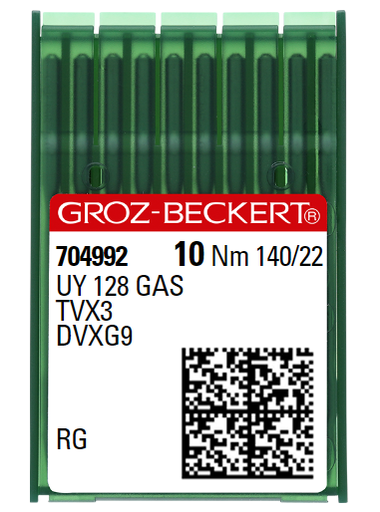 AIGUILLE MACHINE UY 128 GAS-RG-CHROME (boite de 100)