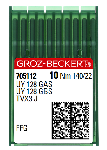 AIGUILLE MACHINE UY 128 GAS-FFG-CHROME (10aig)