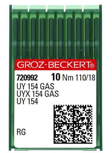 AIGUILLE MACHINE UY 154 GAS-RG-CHROME (boite de 100)