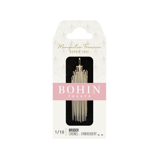 [AM0209] ASSORTIMENT AIGUILLE A BRODER N°1 A 10