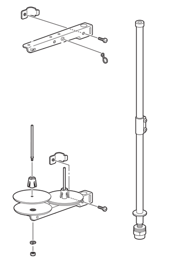 [S02763702] COTTON STAND ASSY 2DR