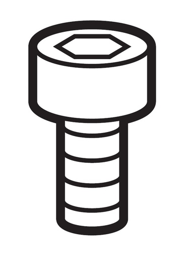[S07494001] SCREW, W/SOCKET SM3.18X7