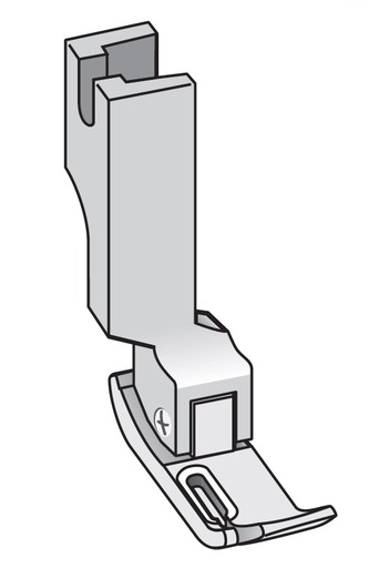 [S2060N] PIED BRANCHE 2MM A GAUCHE - DOUBLE