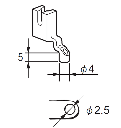 [S40214001] PRESSER FOOT A CUT