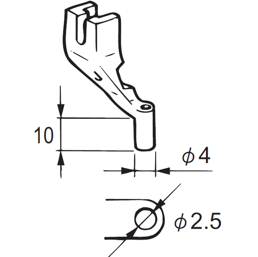 [S42848001] PRESSER FOOT J