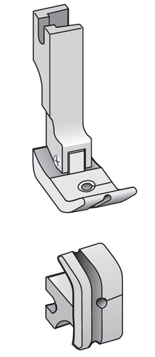 [S69LH-30] PIED PASSEPOIL GAUCHE 3MM - SIMPLE