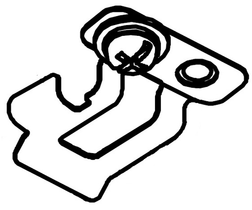 [SB0713001] BOBBIN THREAD CLAMP SPRING