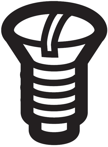 [SB4190001] SCREW FLAT SM4.37-40X8