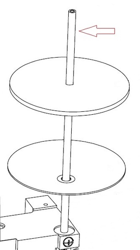 [SB8031001] THREAD SPOOL SHAFT