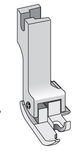 [SC45] PIED COMPENSÉ POUR GUIDE BORDEUR DE 20 ET 22MM - SIMPLE