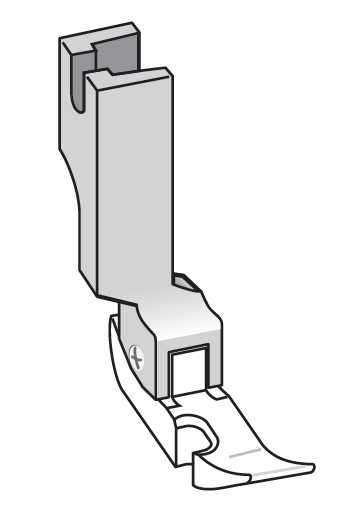 [ST36LN] PIED SEMELLE TEFLON BRANCHE A DROITE - SIMPLE