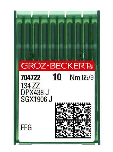 [GB134ZZSES/065] AIGUILLE MACHINE 134 ZZ-FFG-CHROME- (boite de 100)
