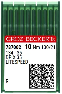 [GB13435LITESPEED/130] AIGUILLE MACHINE 134-35LITESPEED-N°130-R-CHROME- (10aig)